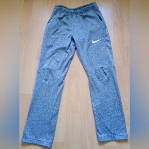 Nike Gray Athletic Pants Youth medium